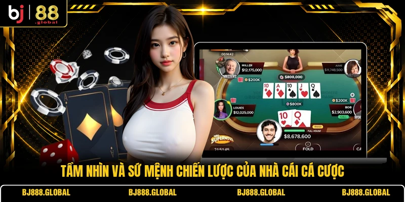 Tầm nhìn và sứ mệnh chiến lược của nhà cái cá cược